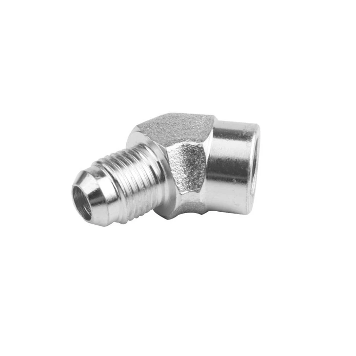 NPTF Male 45° Elbow Hydraulic Hose Fitting